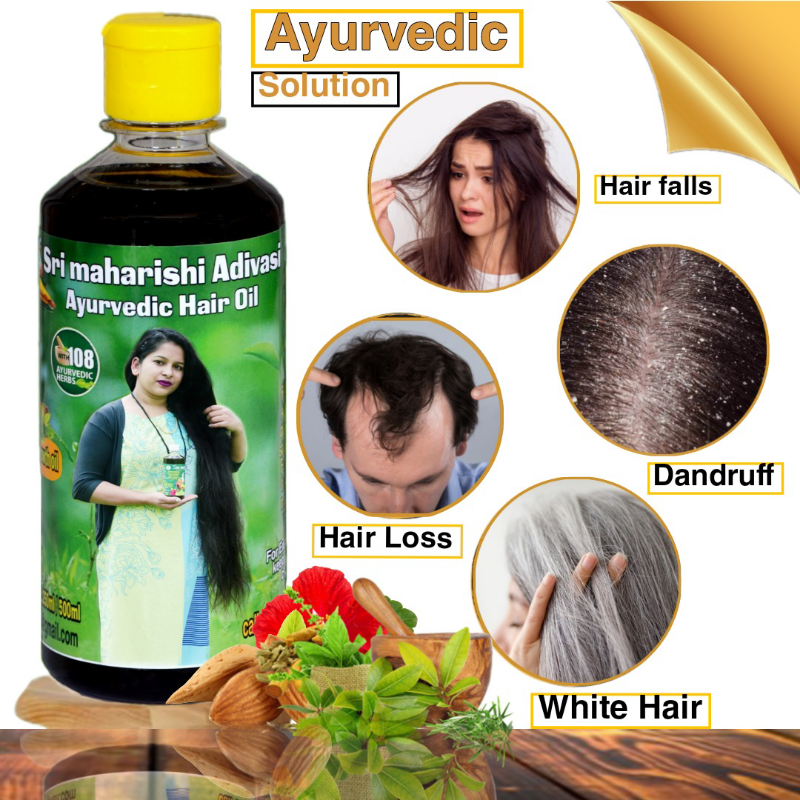 Sri Maharishi Adivasi Herbal Hair Oil