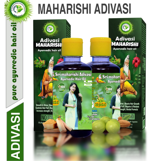 Sri Maharishi Adivasi Herbal Hair Oil